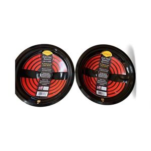 Set of 2 STANCO 8” Porcelain Electric Range Drip Bowls